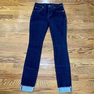 Billion Handmade Selvedge Roll Cuff Jeans. Size 2